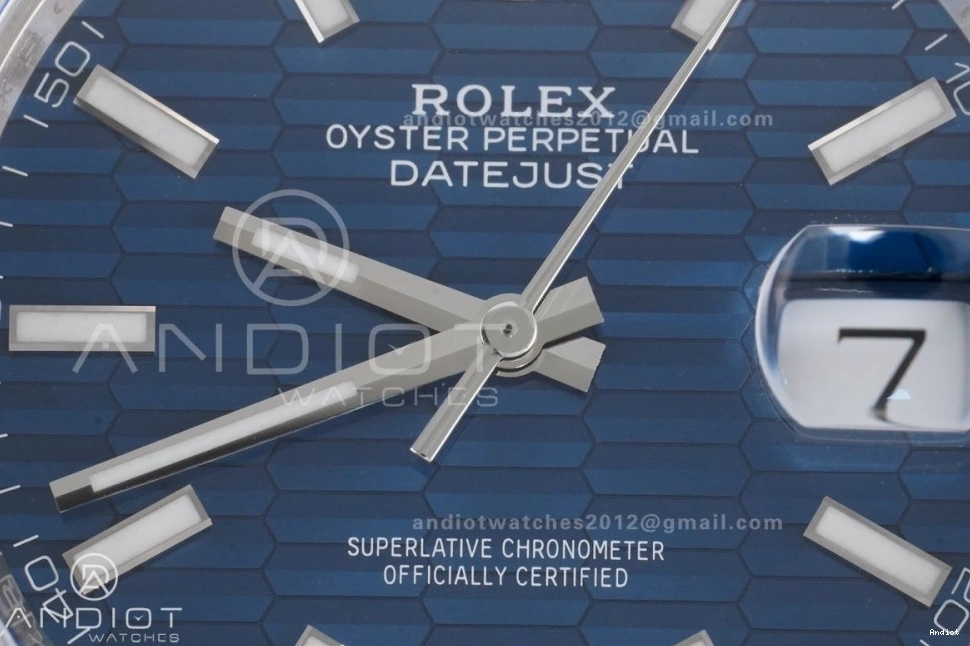 SH3235 1:1 on Edition Clean 41 126334 DateJust 904L Blue Bracelet Dial Jubilee Best Textured Steel 0324